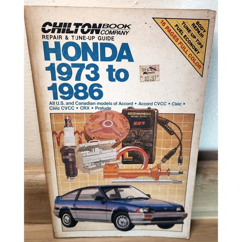 Honda 1973 repair tune - honda, tune-up