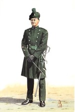 MILITARY UNIFORM POSTCARD