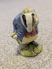 Excellent Condition Beswick Figure of Beatrix Potter's Tommy Brock the badger