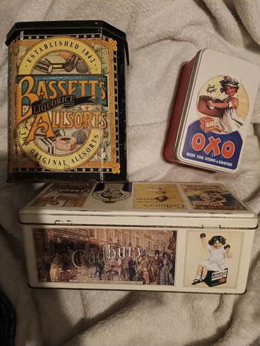 Old collectable tins - 3,