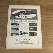GUNS14 MAGAZINE ADVERT 12X9 AN ARTILLERY LUGER AT BONHAMS
