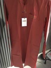 Gul Ahmed Mens Slim Fit Kurta Kameez Size M / Medium Pakistani Eid Wear Khadi