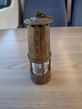 Miniature Brass Miners Lamp /