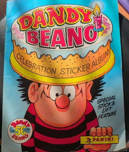 Dandy and beano sticker - dandy, book