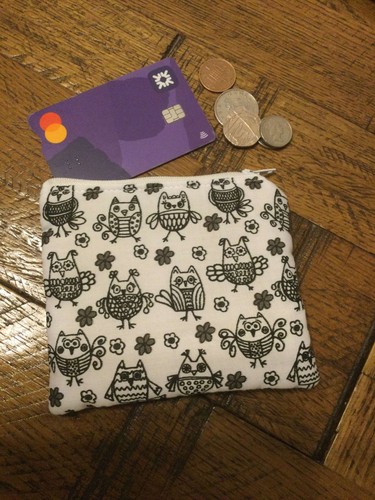 Handmade fabric coin - ,
