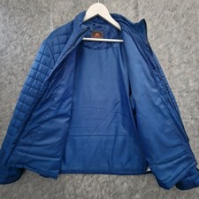 Ozark Trail Quilted Puffer Jacket Men’s XL Warm Blue Lightweight George Coat