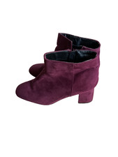 Ladies  faux Suede Burgundy