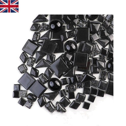 500g irregular black - black, crystal