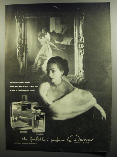 1952 dana tabu - perfume, ad