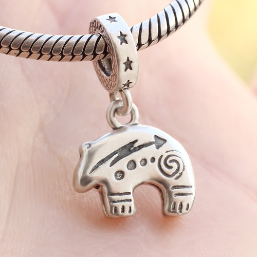Native bear american charm - native,