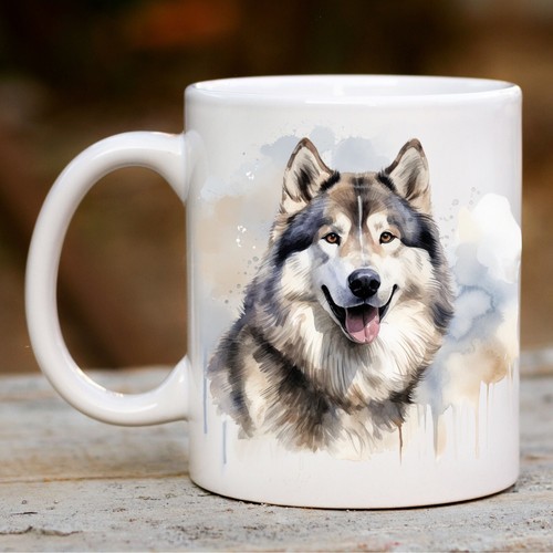 Pet dog mug watercolour - mug,,