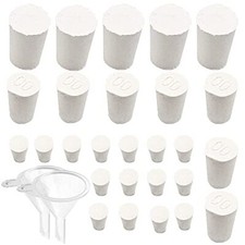 29PCS Rubber Stopper for Salt and Pepper Shakers Ceramics Piggy Bank 3 Sizes ...