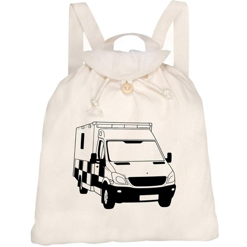Emergency ambulance canvas - 'emergency,