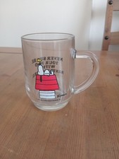 Vintage peanuts snoopy glass - peanuts/snoopy,
