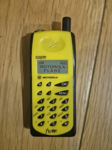 Motorola flare yellow mobile - flare,