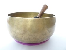 Antique Old Remuna Tibetan Singing Bowl Meditation Sound Therapy Healing F3