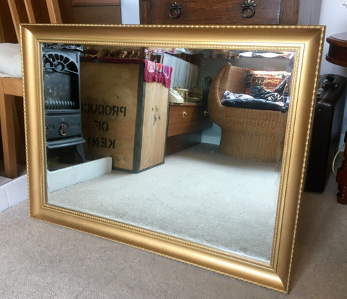 Large goldframed diamond - large,