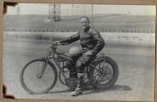 Antique vintage speedway race motorcycle J.A.P photograph original 30s 40s #23