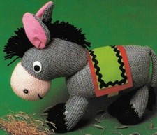 Photocopy Knitting Pattern - Little Donkey (26cm long) - 0242