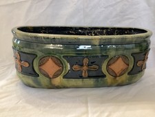Long Belgian Studio Pottery Planter