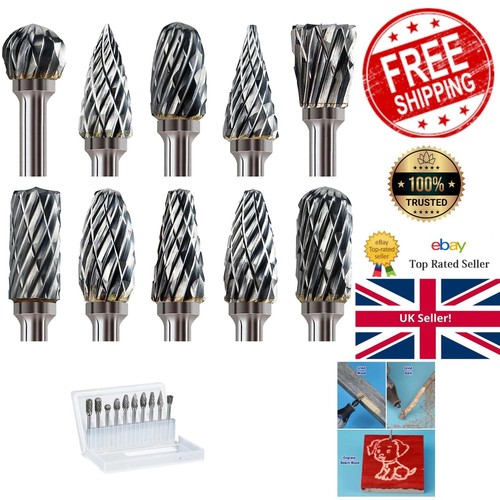 Dremel bits 10pcs carbide - -,