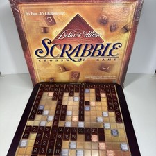 1999 Scrabble Deluxe Edition Turntable Rotating Vintage 100% COMPLETE *READ*