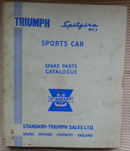 Triumph spitfire mk3 parts - triumph,