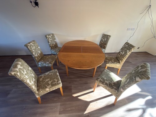 Teak dining table - dining, vintage