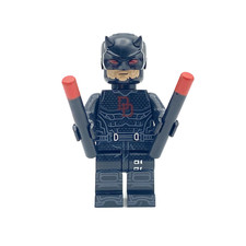 Daredevil Minifigure Matt Murdock Black Suit Mini Action Figure Superhero TV