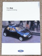 2000 FORD KA Sales Brochure - Luxury Collection, Ka, Alloys Colours & Trims etc