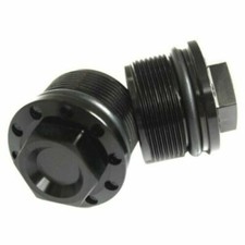 Black 39mm Fork Tube Cap Bolts