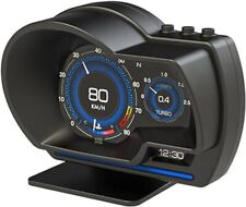 Geloo Head Up Display OBD2+GPS Dual System Gauge Smart Car HUD Digital Speedomet