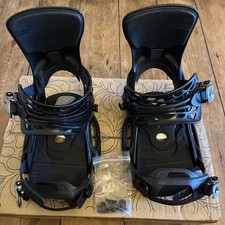 Used Burton Cartel X bindings black size medium UK size 8 - 11