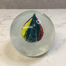 Vintage Large Heavy Art Glass