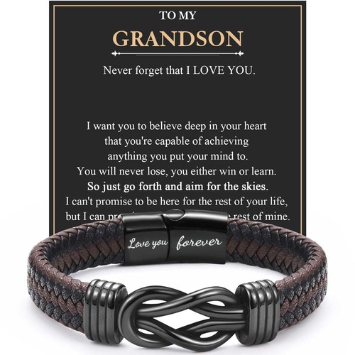 Grandson bracelet bangle - to, my