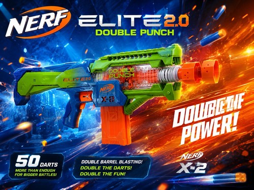 Nerf elite double punch - double,