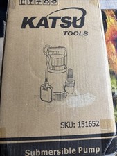 KATSU fsp400dw 400W Heavy Duty Submersible Clean and Dirty Waste Pond Water Pump