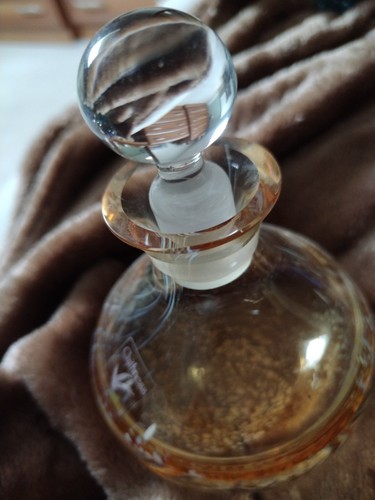 Vintage glass perfume bottle - vintage,