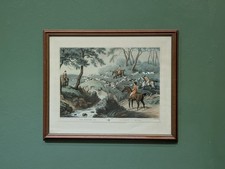 Vintage Framed "Fox Hunting No. 3 La Chasse Au Renard" William Samuel Howitt