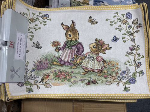 Set tapestry place mats - set,