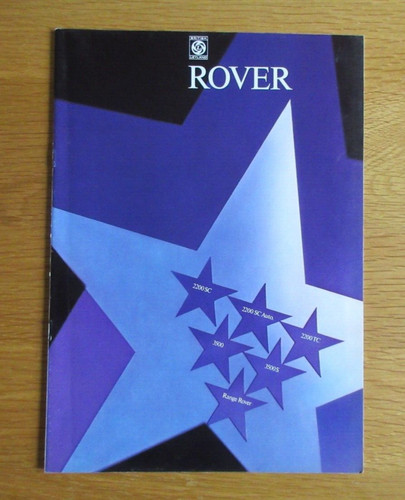 Original rover brochure 1974 - original,