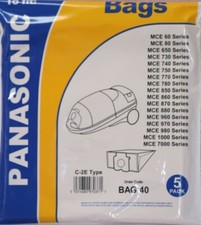 Dust bags for panasonic c2e - dust,