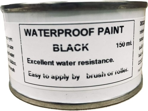 150ml black waterproof paint - 150ml,