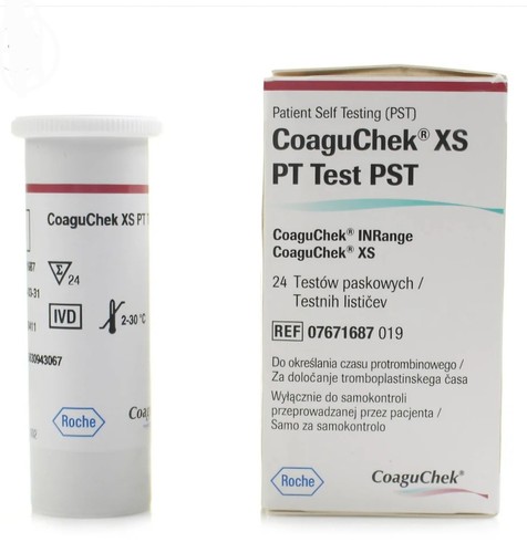 Coaguchek test strips - coaguchek,
