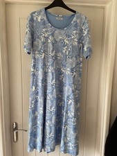Damart blue and white size 14