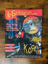 KORN In Session GUITAR TAB SONGBOOK 2000 with CD