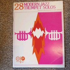 28 modern jazz trumpet solos  sheet music book. 