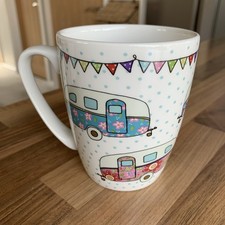 Queens By Churchill The Caravan Trail Festival Caravans Mug New