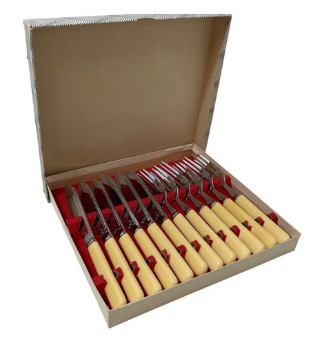 Fish cutlery set - set, chromium