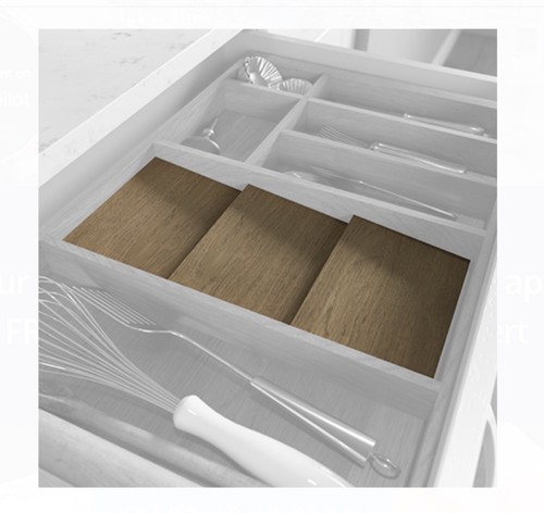 Clear lacquered oak spice - lacquered, rack